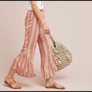 Anthropologie Canaria Ruffle Pants size small